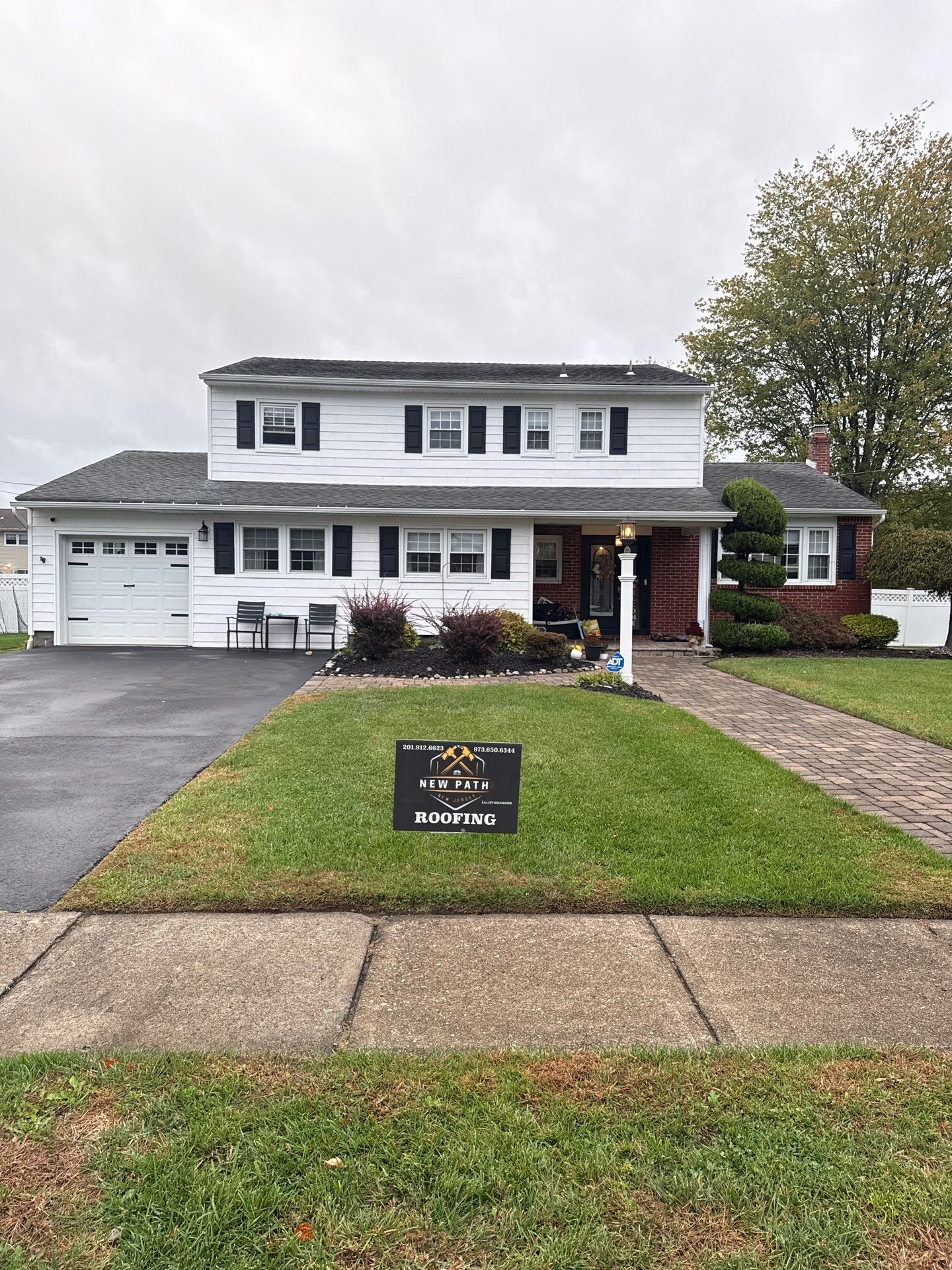 Roofing project before