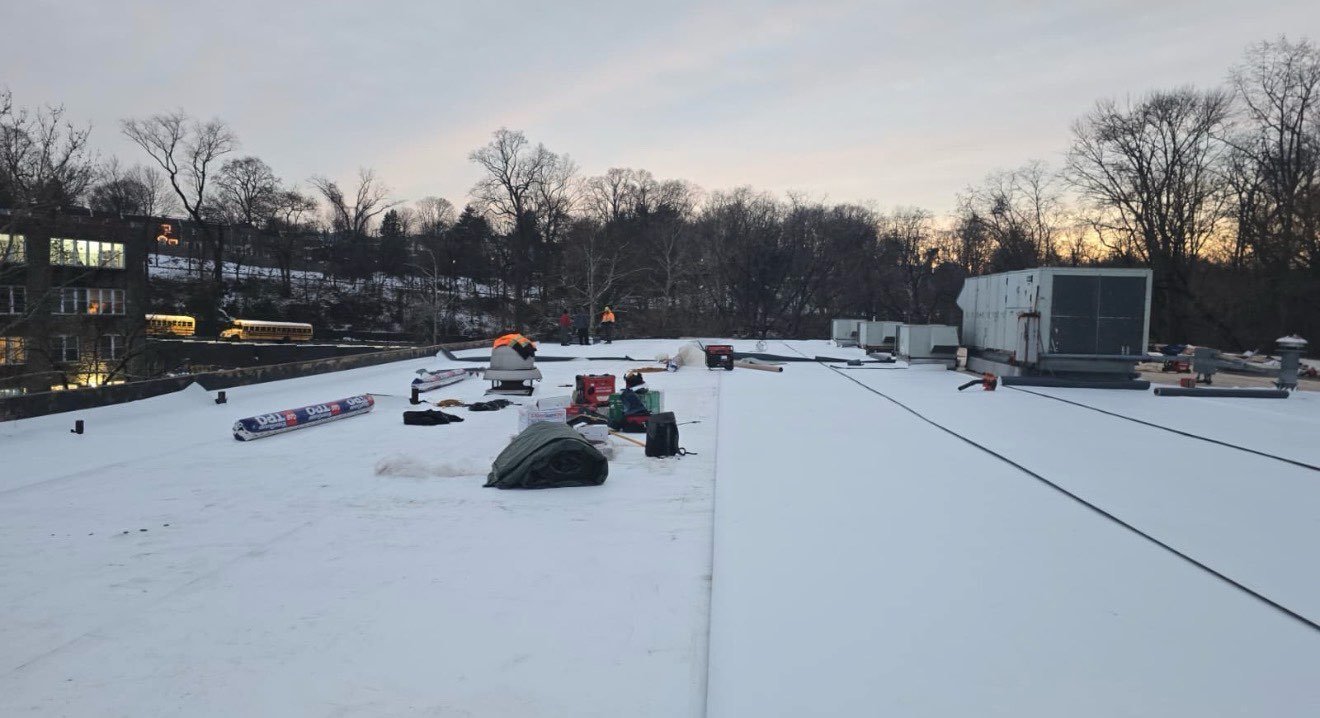 Commercial roof inspection